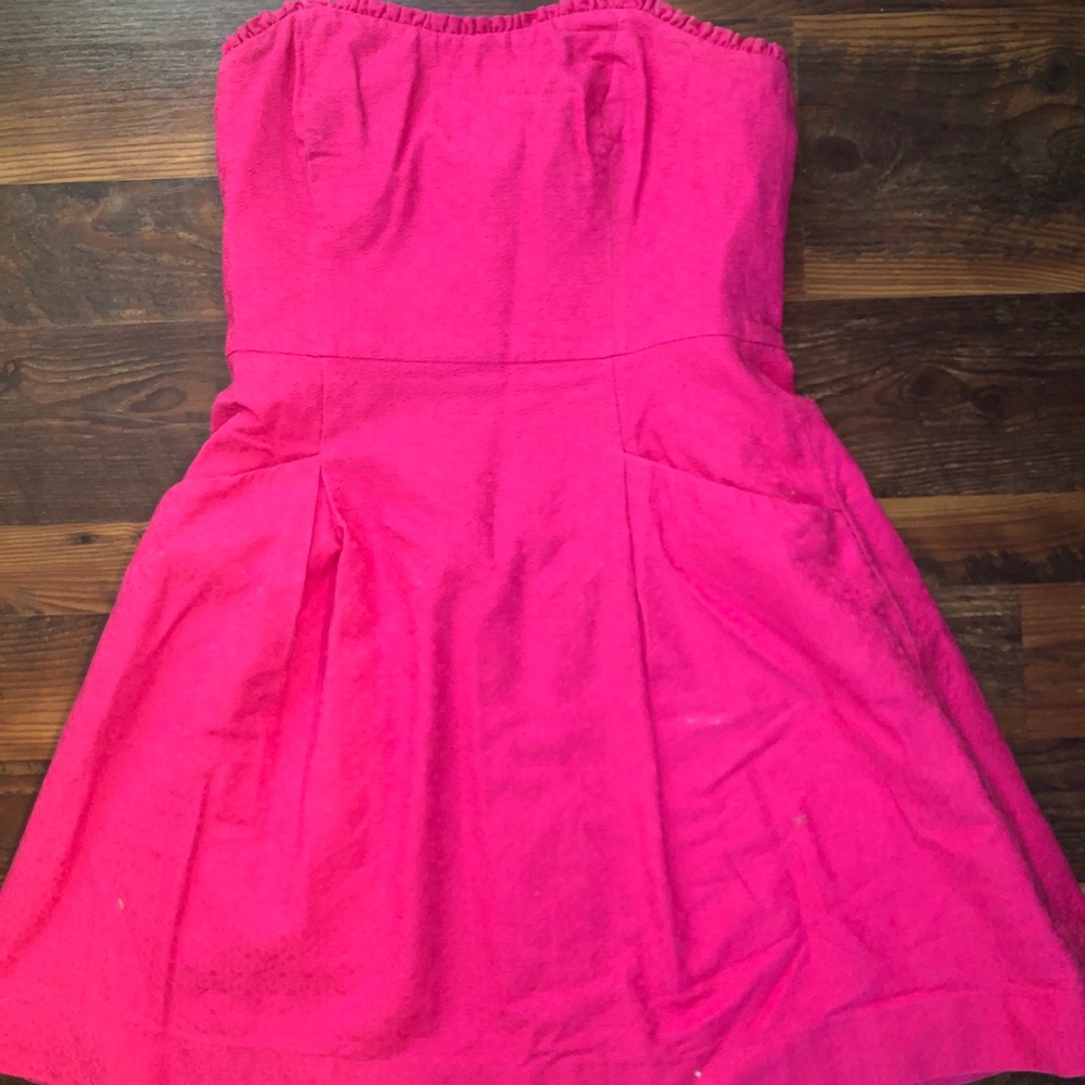 Pink Lilly Cocktail Dress with Pockets - Size 8